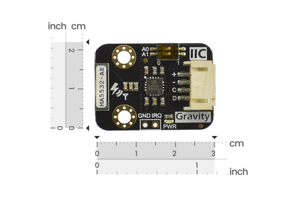 Lightning Distance Sensor, 40km Range, Intensity Detection