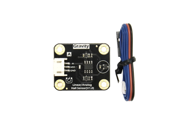Hall Effect Sensor, Linear, Analog, with ±1200 GS Magnetic Field Range