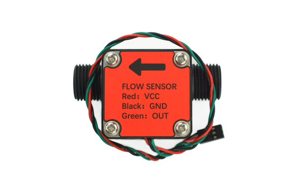 Liquid Flow Sensor G1/2, 3.5-24V, 30-1200L/H, NPN Pulse