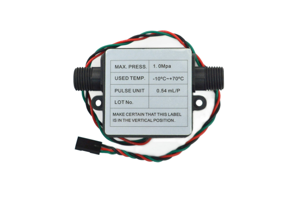 Liquid Flow Sensor G1/4, Electromagnetic, 3.5-24V, RoHS