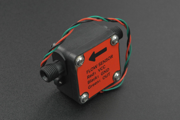 Liquid Flow Sensor G1/4, Electromagnetic, 3.5-24V, RoHS