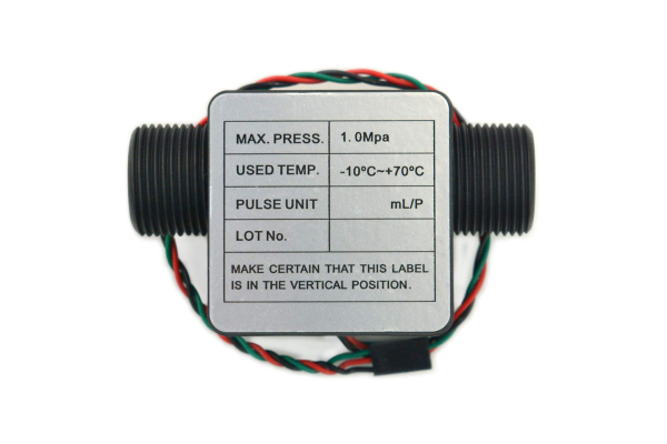 væskeflowsensor G3/4, 3.5-24V, 30-3000 L/H