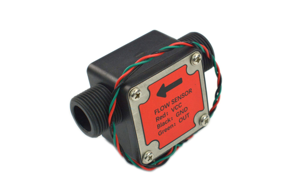 Liquid Flow Sensor G3/4, 3.5-24V, 30-3000L/H, NPN Output
