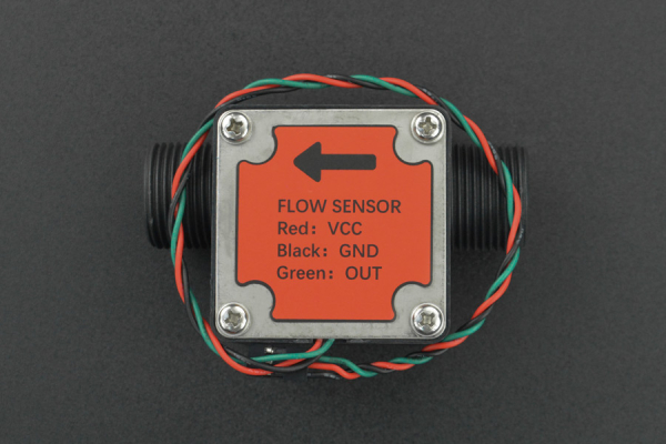 Liquid Flow Sensor G3/4, 3.5-24V, 30-3000L/H, NPN Output