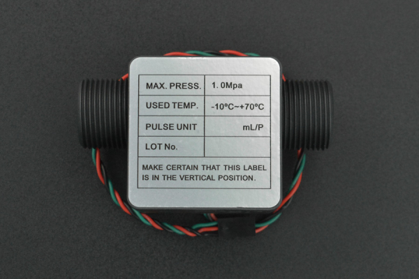 Liquid Flow Sensor G3/4, 3.5-24V, 30-3000L/H, NPN Output