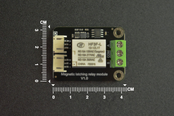 Magnetic Latching Relay, Low Power, Noiseless, 3.3V/5V, ESP32/Arduino
