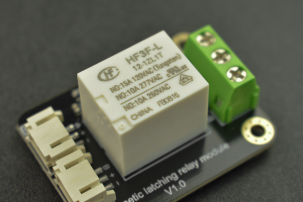 Magnetic Latching Relay, Low Power, Noiseless, 3.3V/5V, ESP32/Arduino