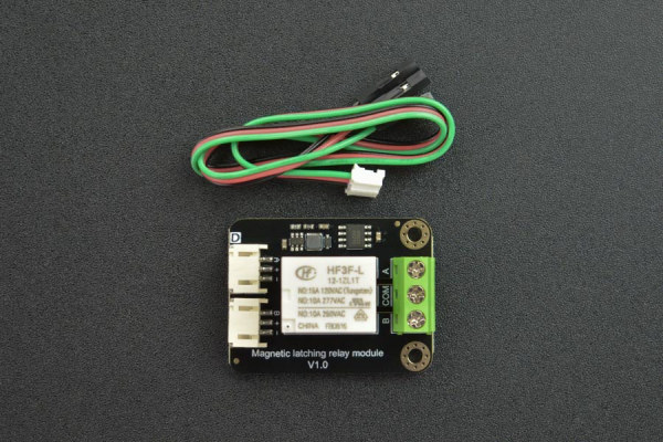 Magnetic Latching Relay, Low Power, Noiseless, 3.3V/5V, ESP32/Arduino