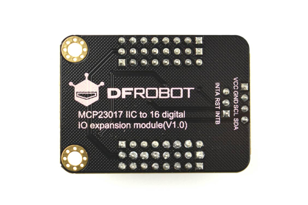 MCP23017, 16 IO, op til 128, I2C, 3.3-5V