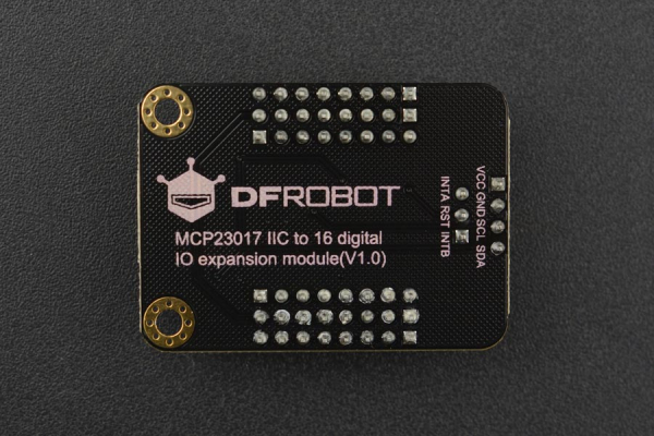 I2C 16 Digital IO Expansion Module MCP23017, 3.3V-5V, 128 IOs
