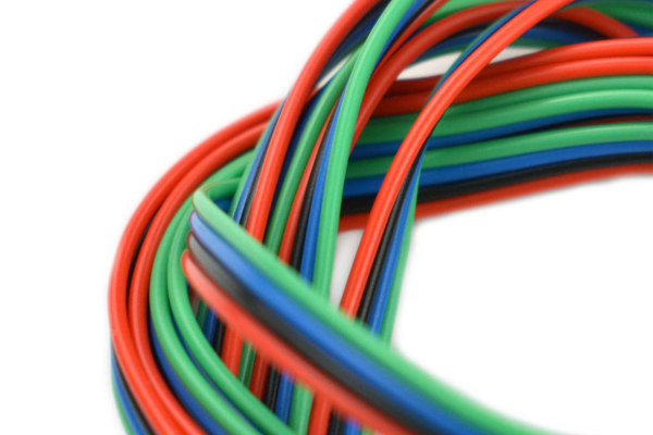 DuPont Line M/F with Tag, 30cm, 5 Pack, I2C/UART Labels