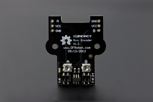 Robot Chassis MiniQ, Encoder 3.3V/5V, 12 Pulse/Rev, Adj Sens