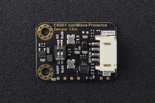 Human Presence Detection Sensor C4001, 24GHz mmWave, 12 Meters, I2C, UART