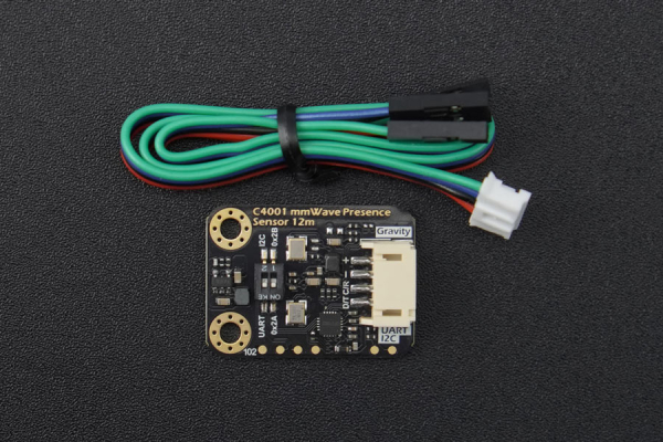 Human Presence Detection Sensor C4001, 24GHz mmWave, 12 Meters, I2C, UART