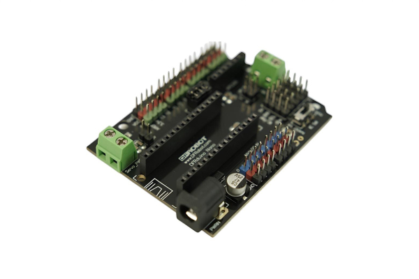 Nano I/O Shield for Arduino Nano, Gravity Interface, I2C, 5V Power