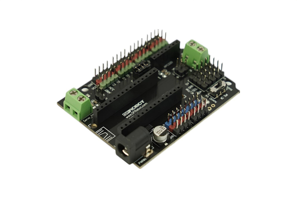 Nano I/O Shield for Arduino Nano, Gravity Interface, I2C, 5V Power