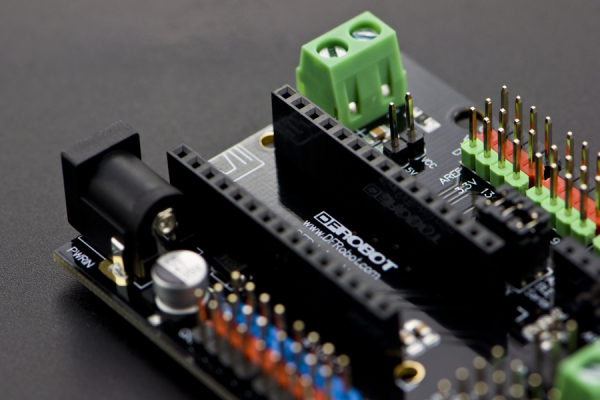 Nano I/O Shield for Arduino Nano, Gravity Interface, I2C, 5V Power