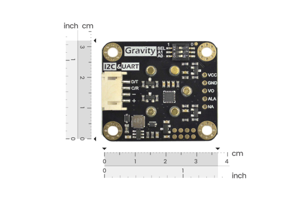 NH3 Sensor (Calibrated), I2C & UART, High Sensitivity, Anti-Interference