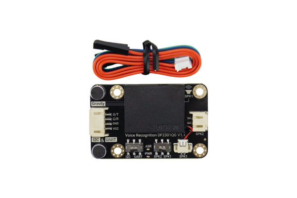 Offline Language Learning Voice Recognition Sensor, I2C & UART for Arduino, Raspberry Pi, Python, ESP32