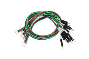 PH2.0-Male DuPont Line, 30cm, 5 Pack, Labeled I2C/UART