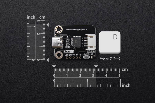 Serial Data Logger CY7C65213, 128MB Flash, USB, LED Indicator