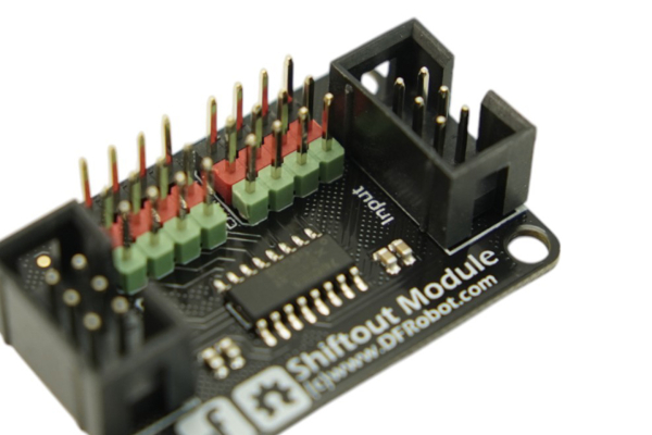 Shiftout Module, 74HC595, 8-bit, 5V, IDC6 I/O