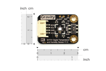 Digital Temp & Humidity Sensor SHT31-F, IP67, I2C, 0.2°C Acc.