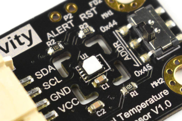 Digital Temp & Humidity Sensor SHT31-F, IP67, I2C, 0.2°C Acc.