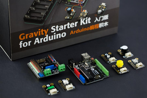 Arduino Starter Kit - DFRduino UNO R3, 12 Sensors, Tutorial