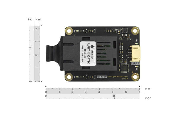 Fiber Optic Transceiver Module, 2000000 Baud, 10km, Lightning Protection