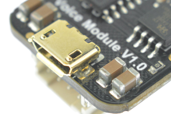 MP3 Voice Module UART, 8MB Flash, DF-Gravity, MP3/WAV Support