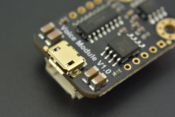 MP3 Voice Module UART, 8MB Flash, DF-Gravity, MP3/WAV Support