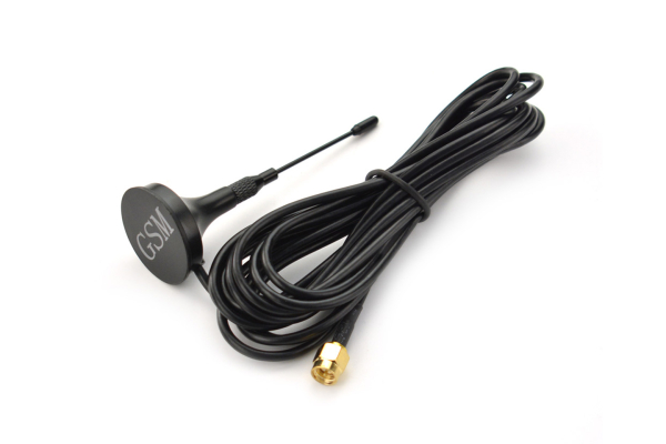 GSM Antenna, Magnetic Base (3m), 2.5dBi, 900-1800 MHz, SMA
