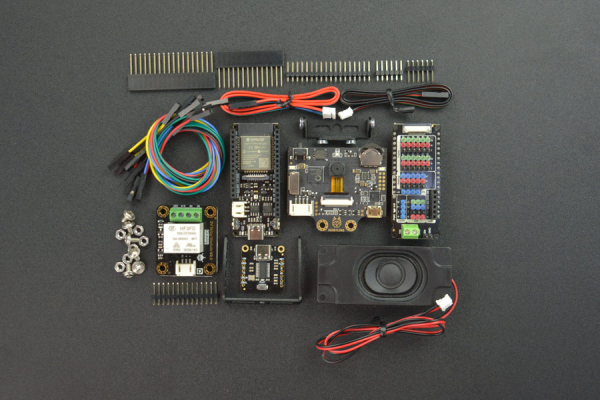 AI Starter EEDU Kit, Hackster & DFRobot, ESP32, HuskyLens AI