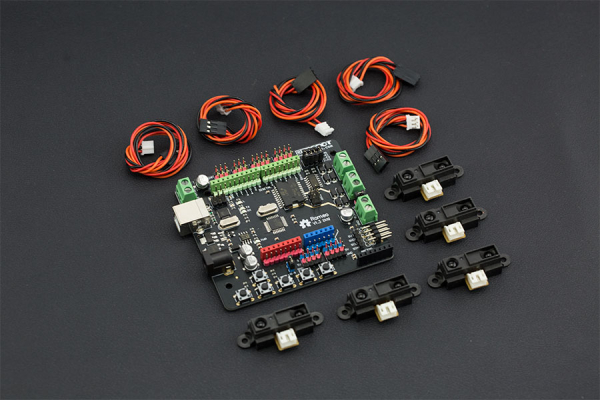 Mobile Robot Platform HCR, with Sensors, Microcontroller