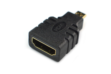 HDMI Adapter, Micro HDMI, 4K, Gold-Plated, Raspberry Pi 4B