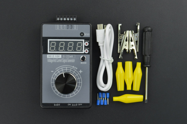 High Precision Handheld Signal Generator, 0.05V Accuracy, ±10V Output
