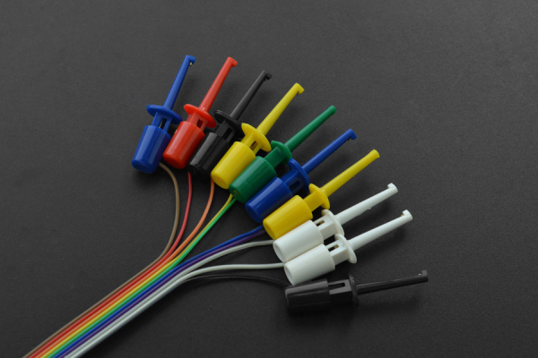 Hook Test Clip, 10 Pack, 190mm, 5 Colors, UL Certified