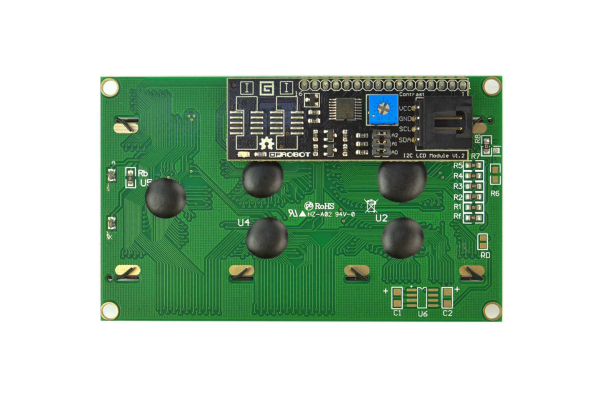 Arduino LCD Display Module I2C 20x4, Blue Backlight, Adjustable Contrast