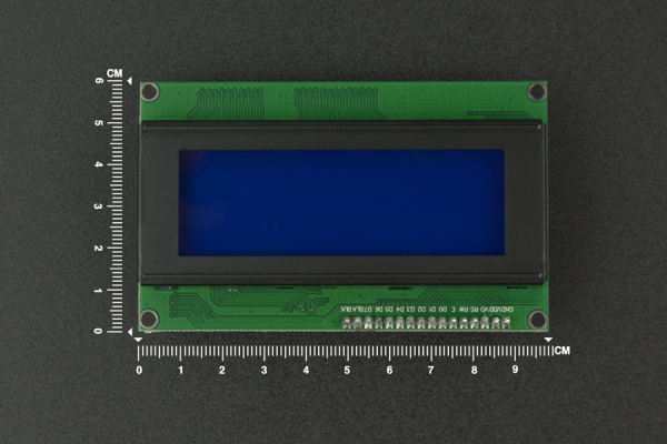 Arduino LCD Display Module I2C 20x4, Blue Backlight, Adjustable Contrast