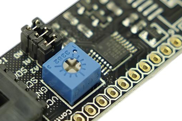I2C LCD Backpack, Gadgeteer, LCD160X, 5V, Adjustable Contrast