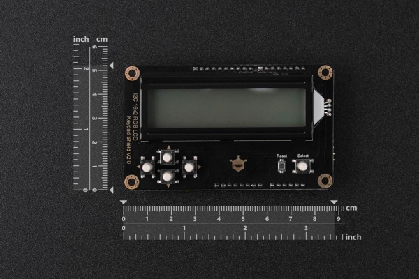 I2C RGB Backlight LCD Display, 16x2, for Arduino, Black Text