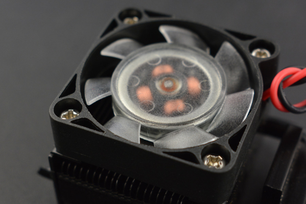 Cooling Fan ICE-Tower for Raspberry Pi, 7 Color LEDs, 20°C Cooling