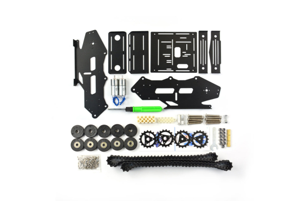 robot-chassis med tilslutning