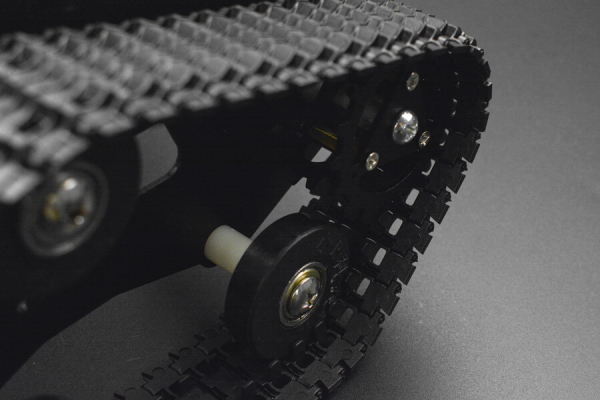 robot-chassis samlet og klar