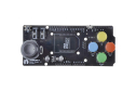 joystick, 4 farvede knapper