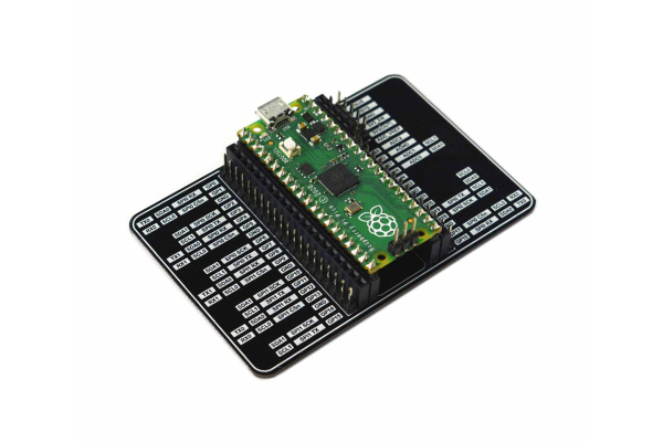 IO Expansion Board, Raspberry Pi Pico, No Soldering, Clear Labels