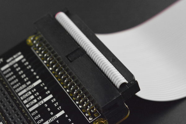 IO Expansion Hat for Raspberry Pi 3/4/400, Detailed Pinout, 40PIN Cable