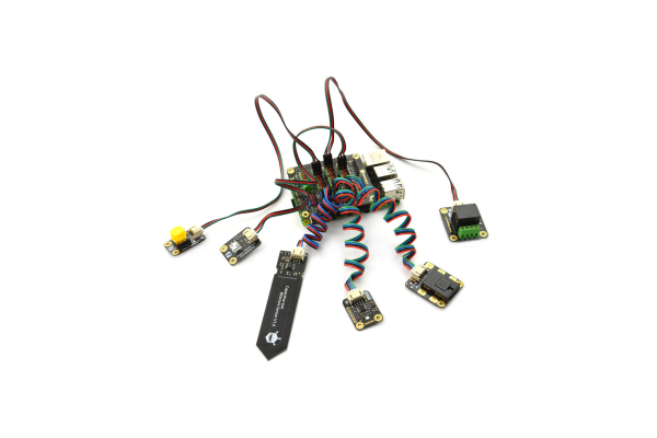 IO Expansion HAT for Raspberry Pi 4B/3B+, Digital/Analog/PWM/I2C/UART/SPI/IIS