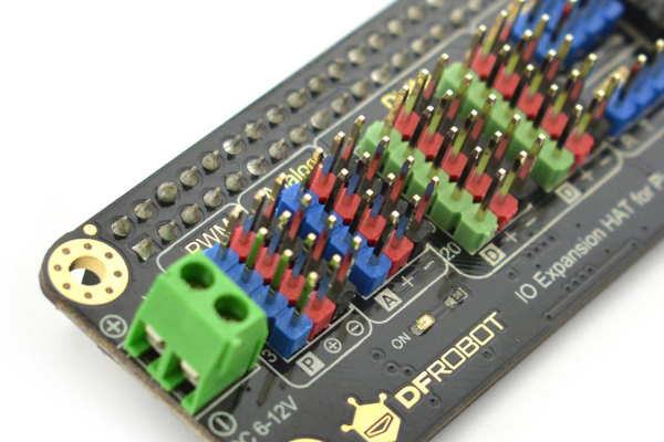 IO Expansion HAT, Raspberry Pi Zero/Zero W, 12-bit ADC, PWM, UART